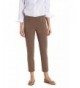 Button Front Easy Ankle Pant