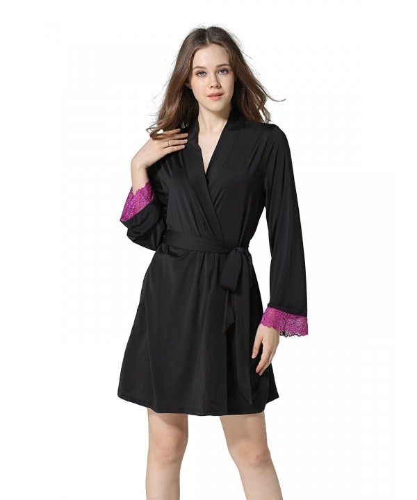 JUSOE Sleepwear Sleeves Nightgown Pockets