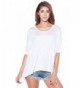 Womens Short Sleeve Round Relaxed