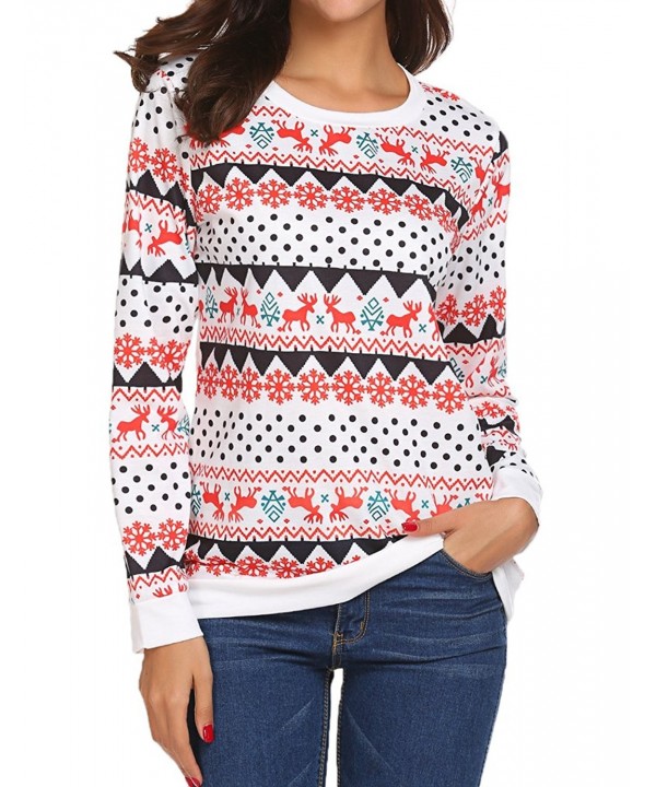 Halife Sweatshirt Christmas Pullover Sleeves