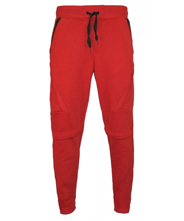 Casual Cotton Jogger Pants SAJG6_Red