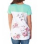 Halife Floral Printed Sleeve T Shirt