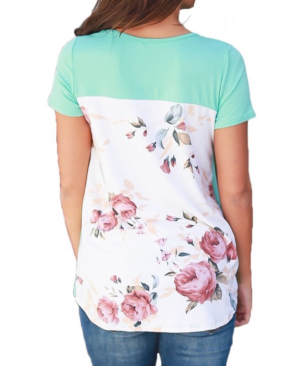 Halife Floral Printed Sleeve T Shirt