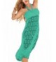 Vivilover Womens Crochet Swimwear turquoise