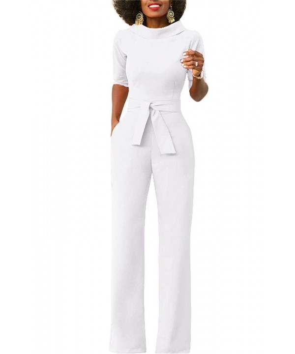 Amazon.com: n/a Women Elegant Lace Hollow Out Jumpsuit Through high Waist  Corset Straight Romper Trousers (Color : White, Size : Small Code) :  Clothing, Shoes & Jewelry