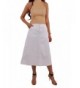 Style Cargo White Denim Skirt White 32