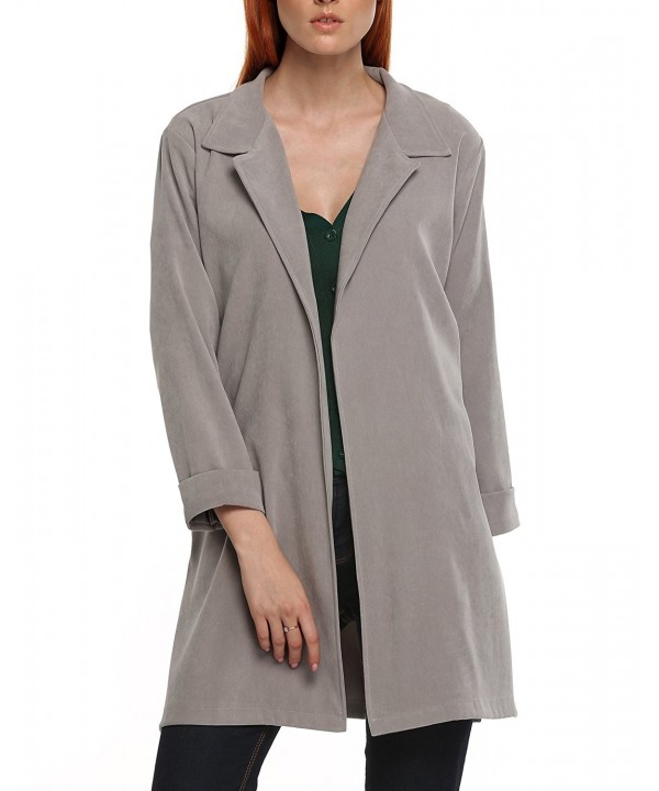 Flyerstoy Womens Trench Sleeve Cardigan