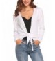 Womens Cropped Duster Cardigan Sweater