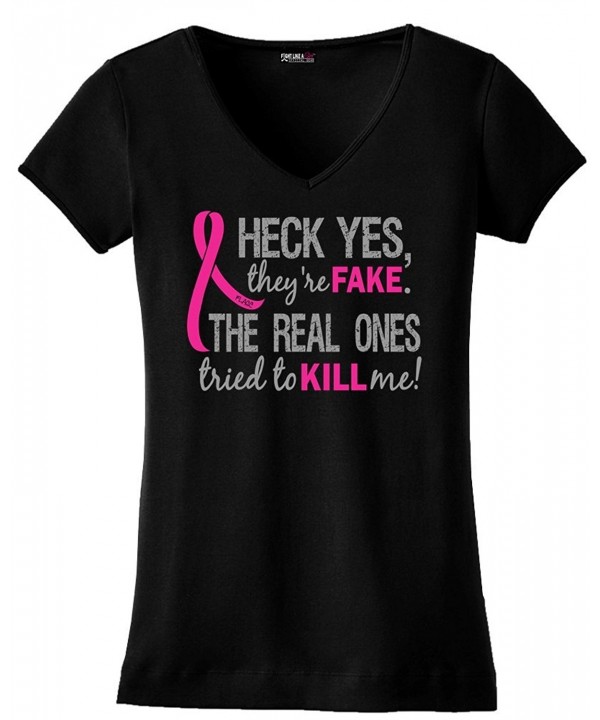 Theyre Breast Cancer T Shirt Ladies