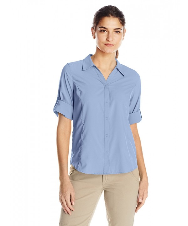 Women's Expedition 3/4 Sleeve Stretch Shirt - SKY BLUE - CP1293TWY1N
