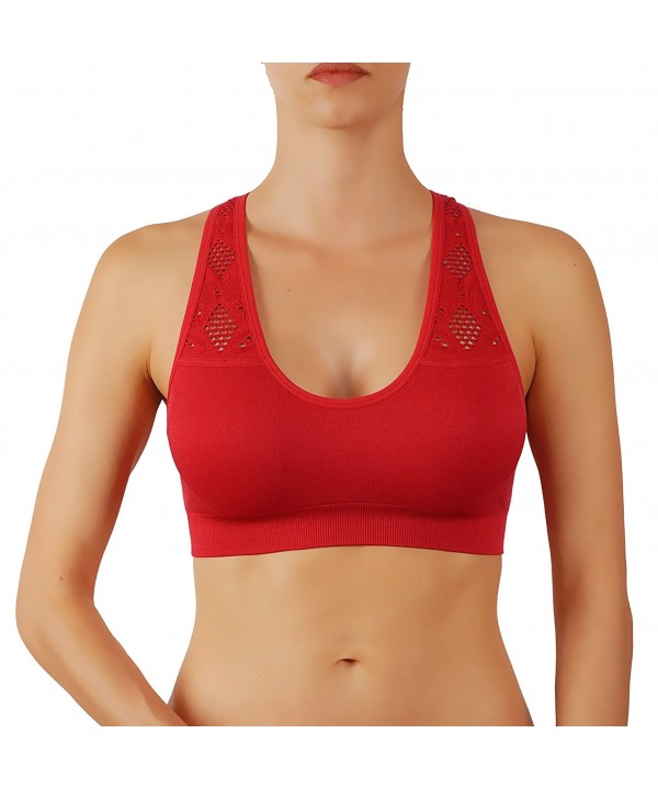 Womens Sports Padded Breathable 400 RED