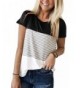 Smalovy Striped Sleeve Casual Blouse
