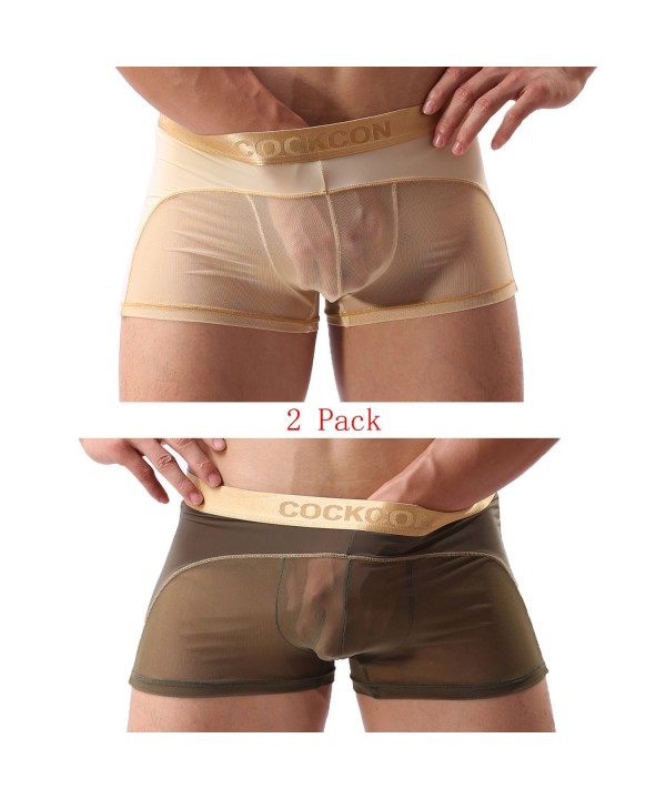 Laxier Briefs Underpants See Through Underwear