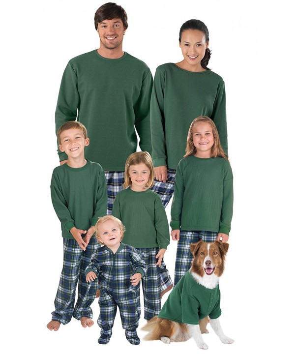 PajamaGram Flannel Tartan Matching Family