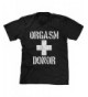 Blittzen T shirt Orgasm Donor Black