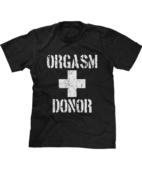 Blittzen T shirt Orgasm Donor Black