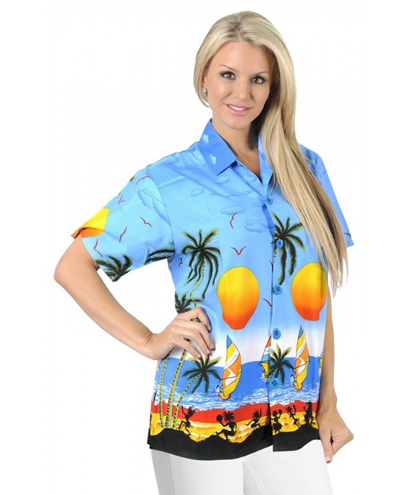 Leela Sleeve Button Tropical Carribean