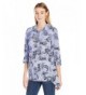 Notations Womens Rolled Printed Sharkbite