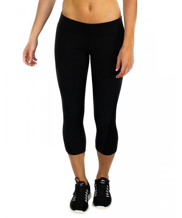 Fearless Capri Pants by Woolx-Lightweight- Compression Women's Workout ...