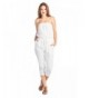 High Style Womens Strapless Jumpsuit