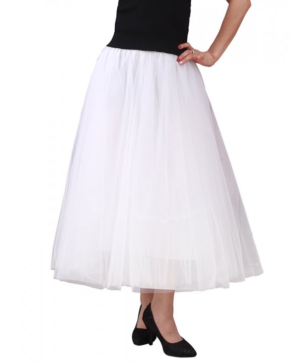 Relaxfeel Elastic Waist Tulle Skirt