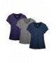 icyzone Workout Activewear T Shirts Charcoal