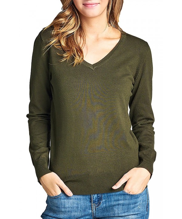 ToBeInStyle Womens Classic V Neck Sweater