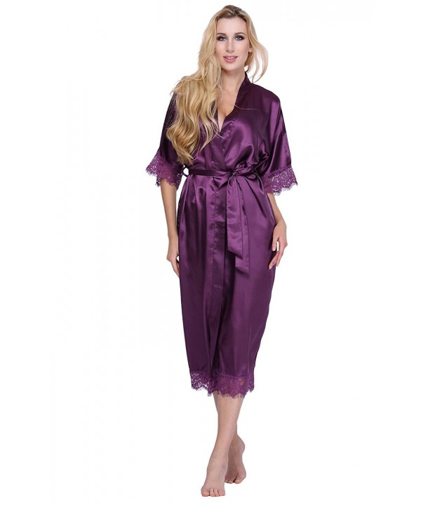 ExpressBuyNow Womens Kimono Long Purple