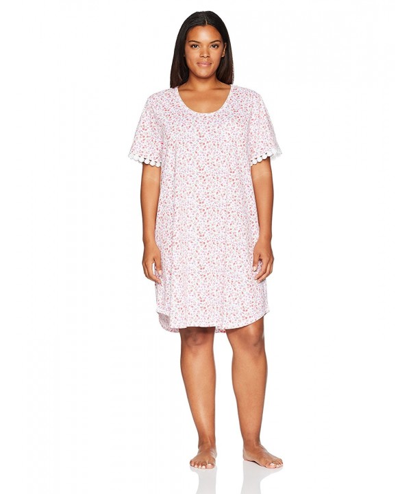 Women's Pajamas Nightgown PJ - Ditsy/Coral - CR182YS6UAT