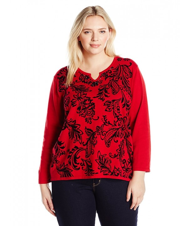 Alfred Dunner Selling Printed Sweater