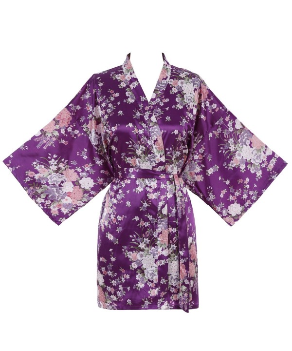 Find Dress Womens Kimono DI20004 PeonyPurple