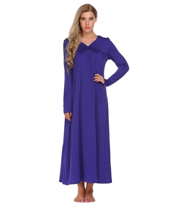 Adidome Womens Sleepwear Nightgown Pajamas