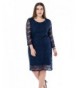 Chicwe Womens Lined Sleeves Dress