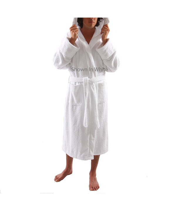 Hooded Terry Bathrobe Colors Available