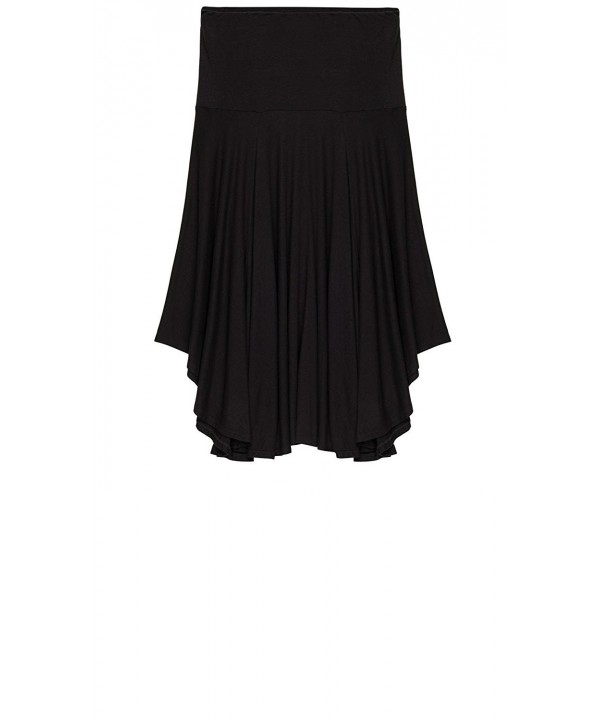 Bobeau M2520732S BLACK XS Carrie Circle Skirt