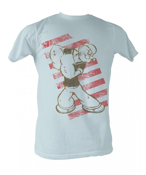 Popeye Stripes T Shirt Silver X Large