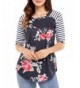 Fleasee Bohemian Sleeve Striped Floral