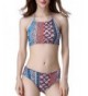 Womens Floral Printing Padding Swimsuit