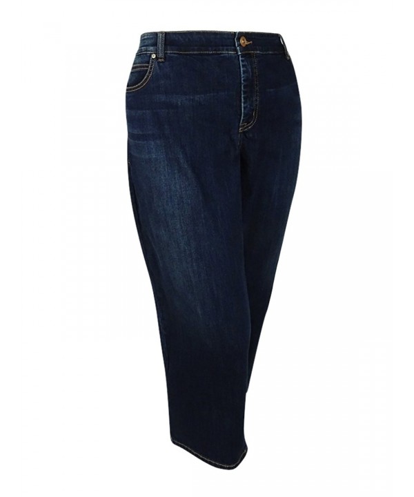 Womens Denim Cropped Skinny Jeans