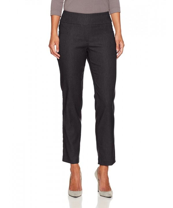 Ruby Rd. Women's Petite Pull-On Heathered Millennium Tech Stretch Pant ...