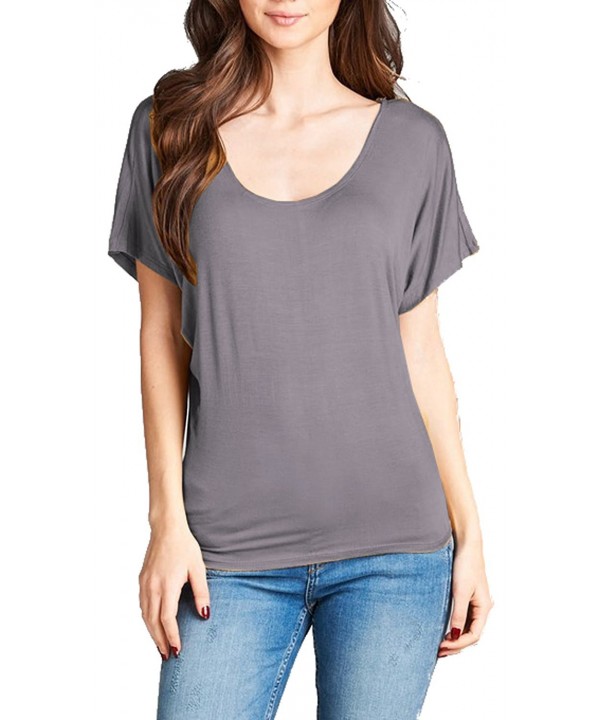 Lush Moda Tunic Dolman Top For Women With Scoop Neck In Many Colors ...