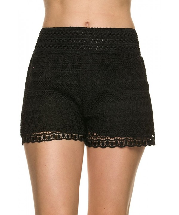Bellarize Womens Crochet Shorts XXX Large