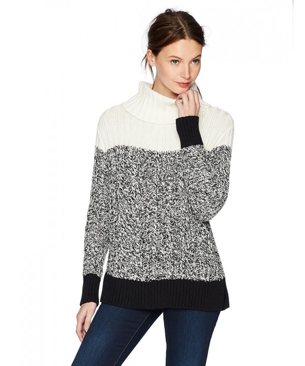 Two Vince Camuto Colorblock Turtlenck