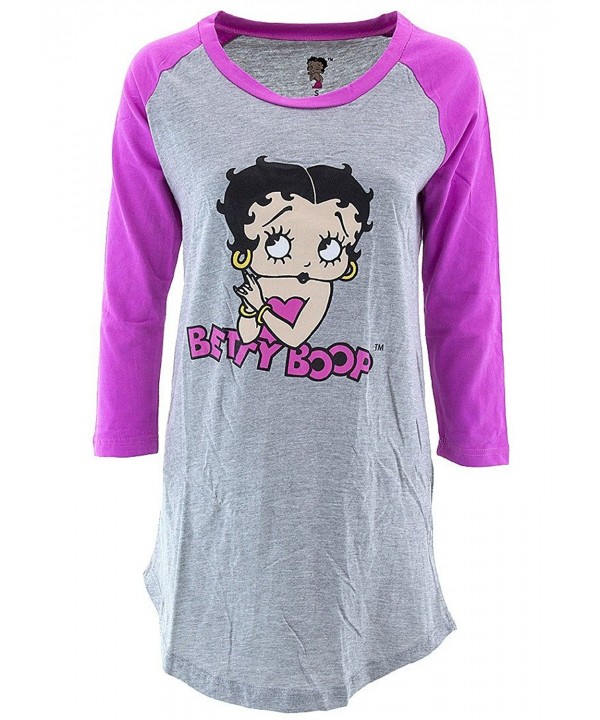 Betty Boop Juniors Fuchsia Nightshirt