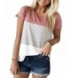 Miskely Womens Summer Striped T Shirt