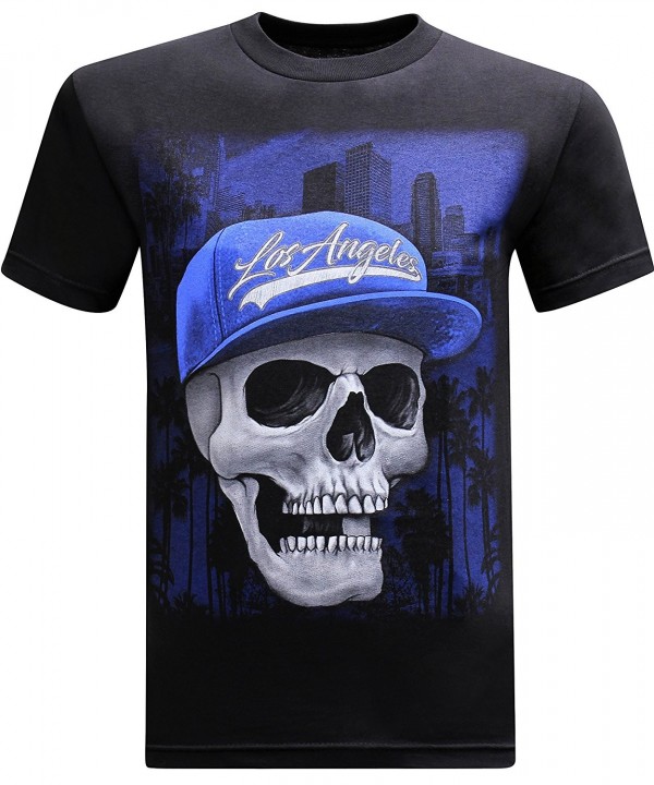 California Republic Angeles Skull T Shirt