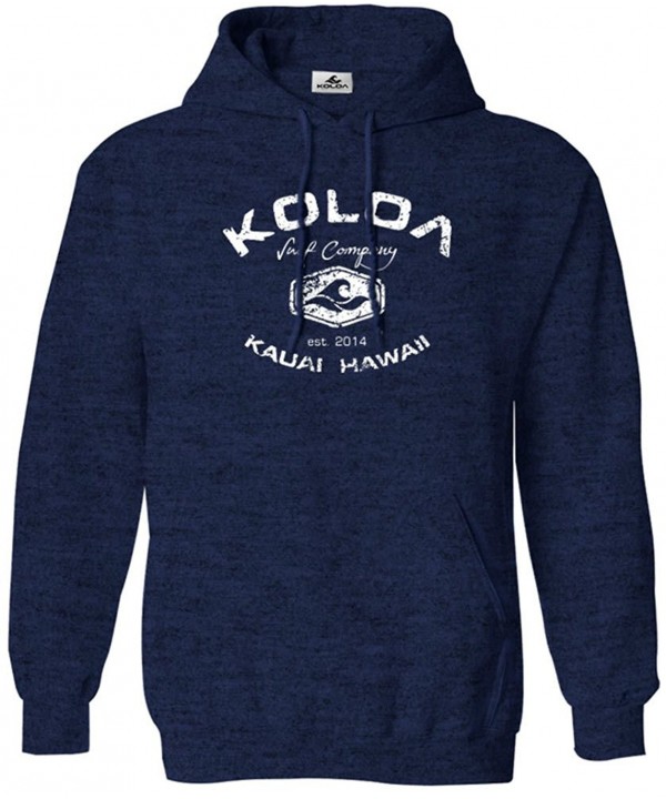 Koloa Surf Vintage Hoodie Hooded Sweatshirt HeatherNavy