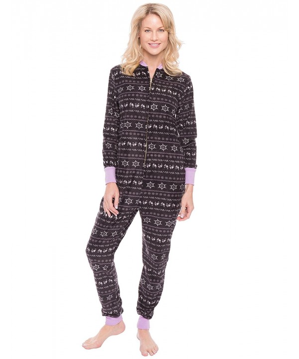 Womens Microfleece Onesie Jumper Pajama