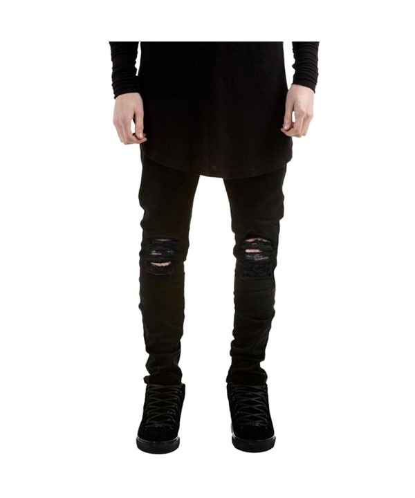 destroyed jeans black