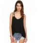 MakeMeChic Womens Flowy Strappy Blouse